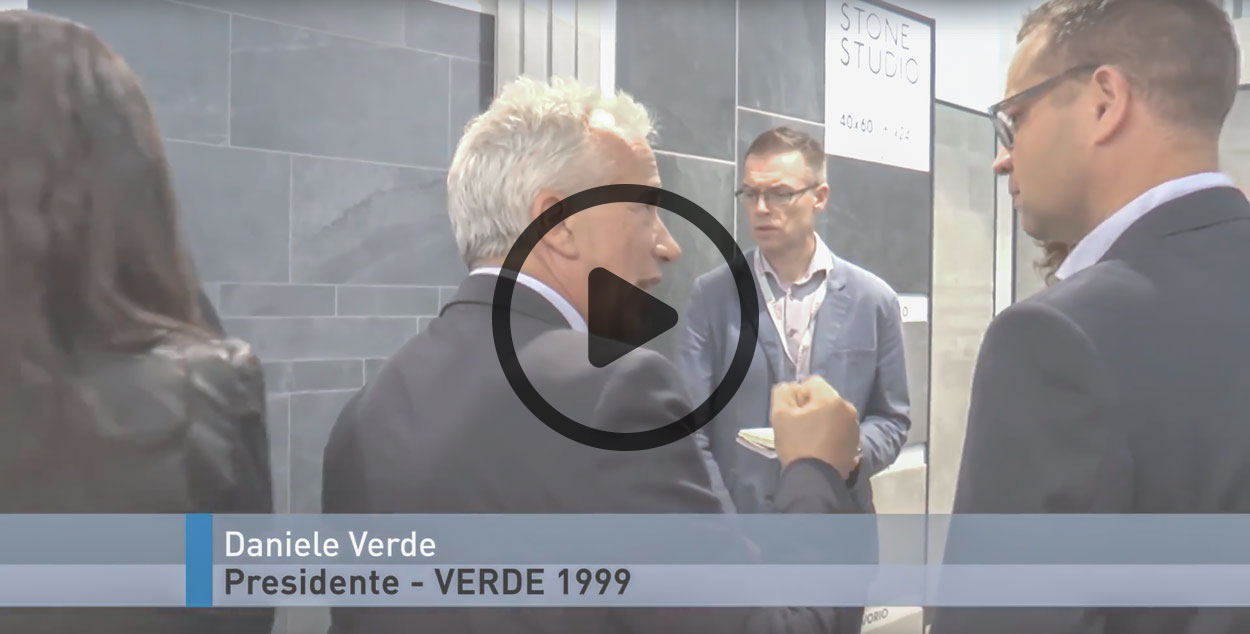 clicca per inziare la visione dell'intervista a Daniele Verde, presidente di Verde1999, nel corso di Cersaie 2016